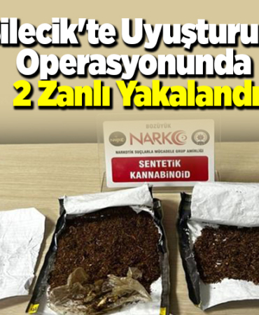 Bilecik'te uyuşturucu operasyonunda 2 zanlı yakalandı