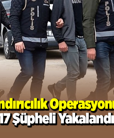Dolandırıcılık operasyonunda 17 şüpheli yakalandı
