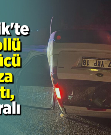 Bilecik'te Alkollü Sürücü Kaza Yaptı, 1 yaralı