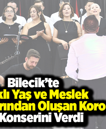 Bilecik’te farklı yaş ve meslek gruplarından oluşan koro ilk konserini verdi