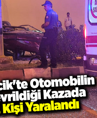 Bilecik'te otomobilin devrildiği kazada 2 kişi yaralandı
