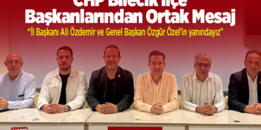 İl Başkanı Ali Özdemir ve Genel Başkan Özgür Özel’in yanında oldukl