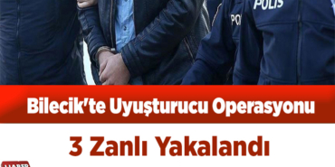 üzerinde uyuşturucu bulunduran 3 zanlı yakalandı