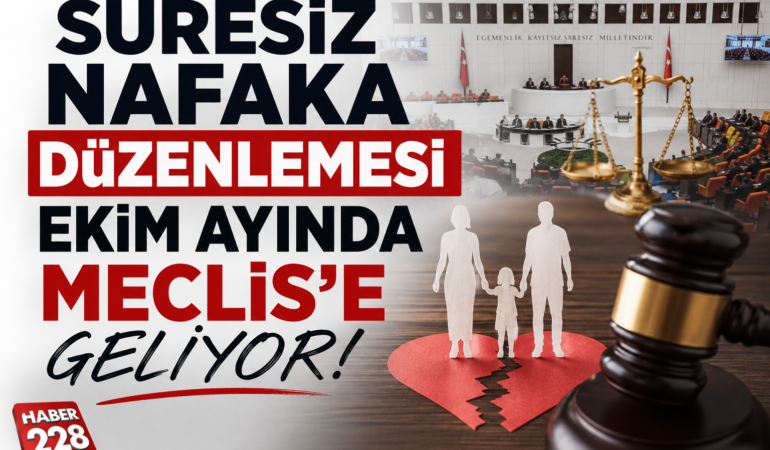 Süresiz nafaka düzenlemesi Ekim ayında Meclis’e geliyor