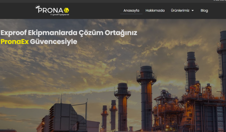 Pronaex Exproof Ürünleri ile Patlayıcı Ortamlarda Güvenli ve Profesyonel Çözümler