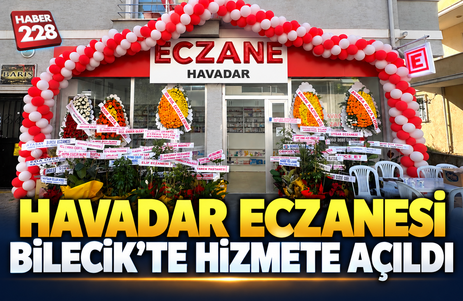 Havadar Eczanesi Bilecik’te Hizmete Açıldı