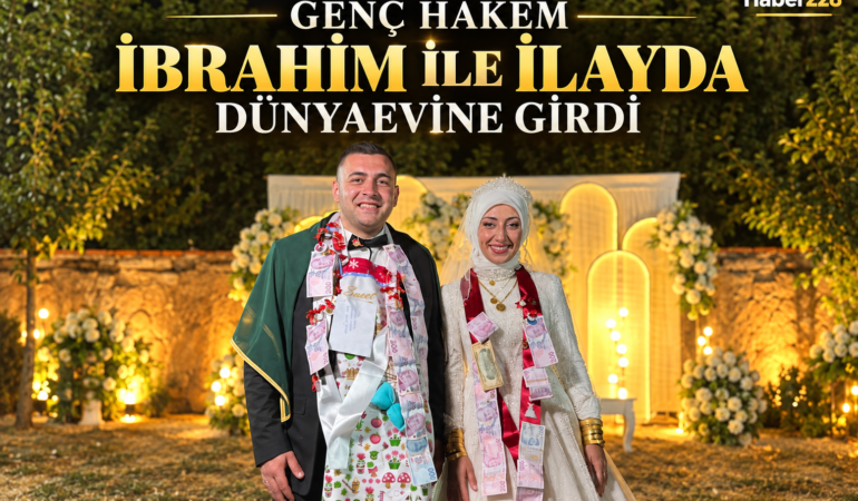 Genç Hakem İbrahim ile İlayda Dünyaevine Girdi
