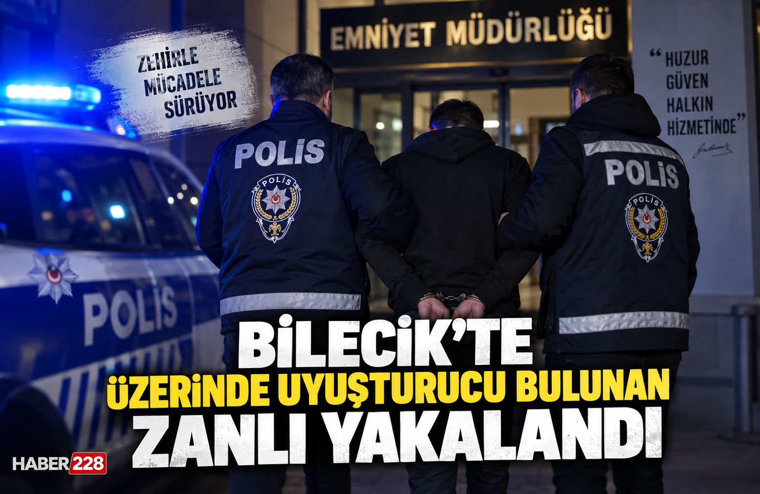 Bilecik’te üzerinde uyuşturucu bulunan zanlı yakalandı