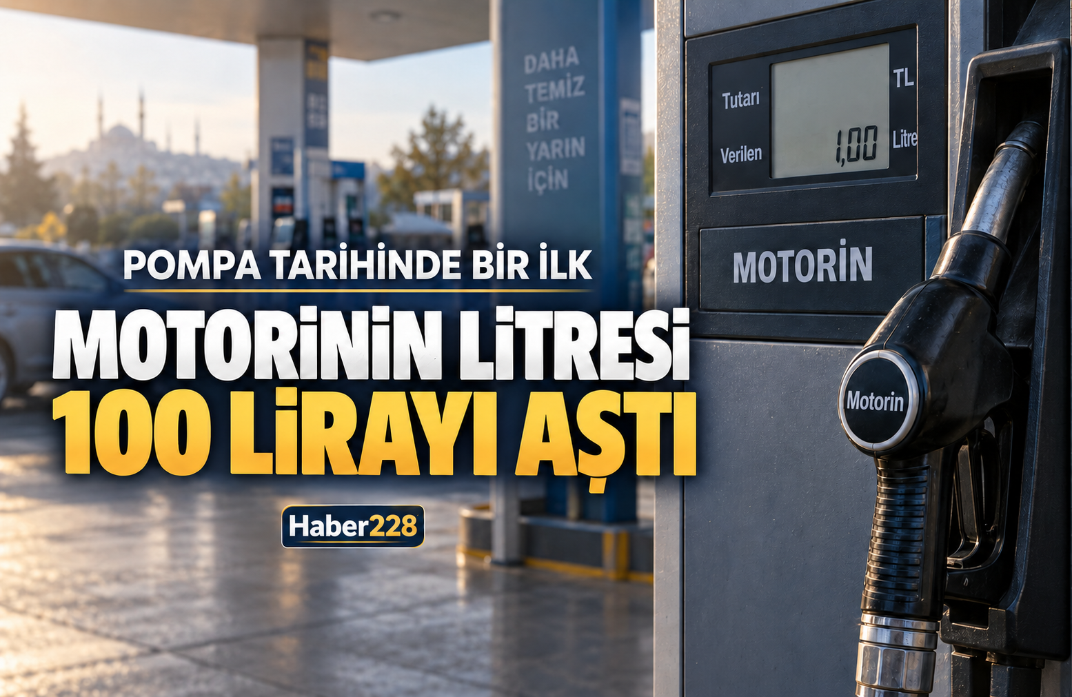 Motorinin litre fiyatı 100 lirayı geçti
