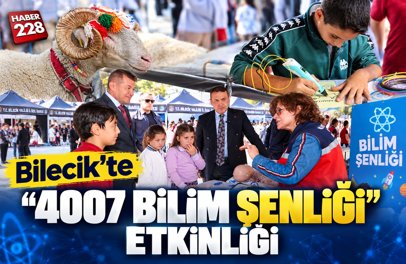 Bilecik’te “4007 Bilim Şenliği” etkinliği düzenlendi