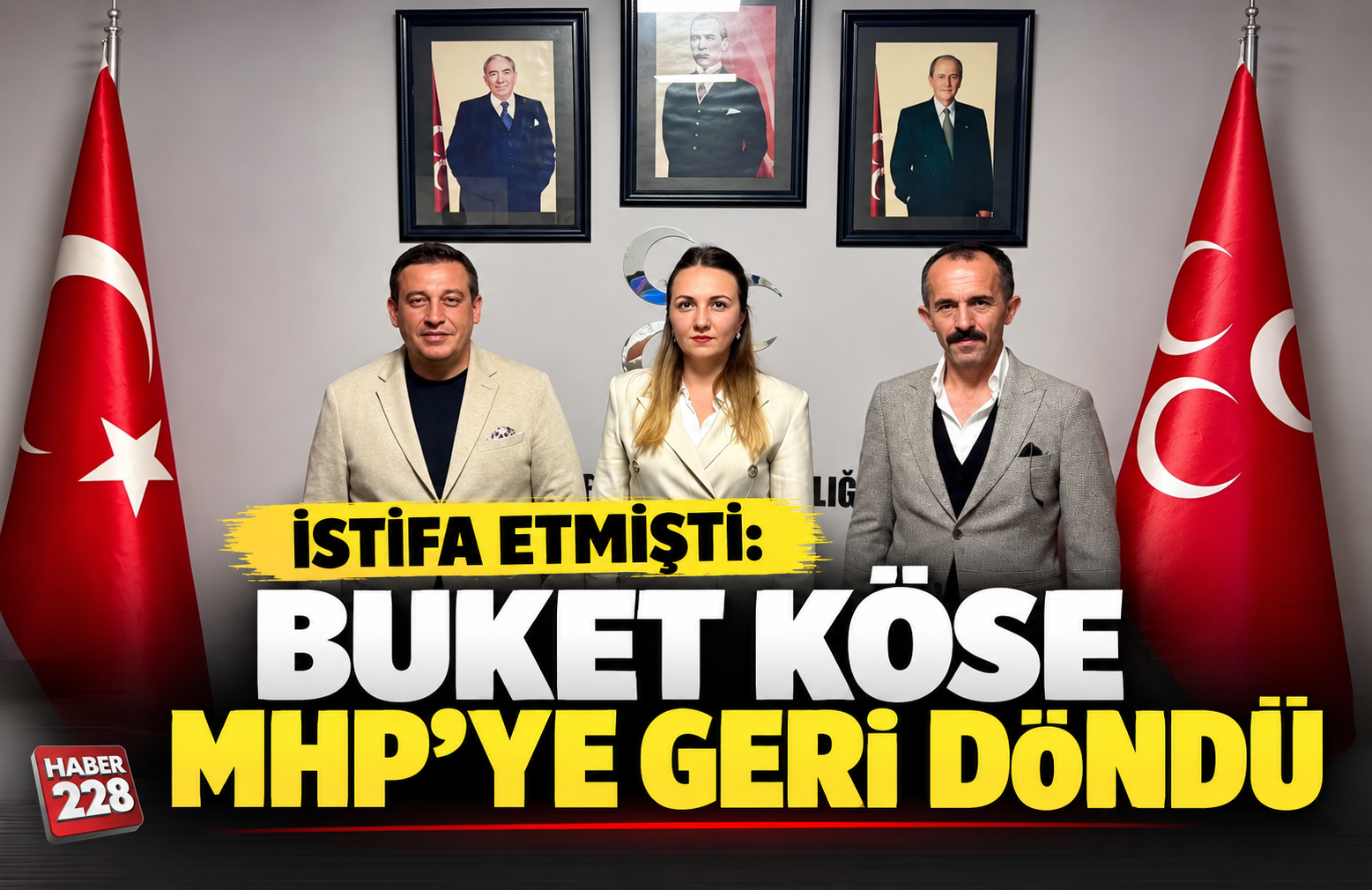 “İstifa Etmişti: Buket Köse MHP’ye Geri Döndü”