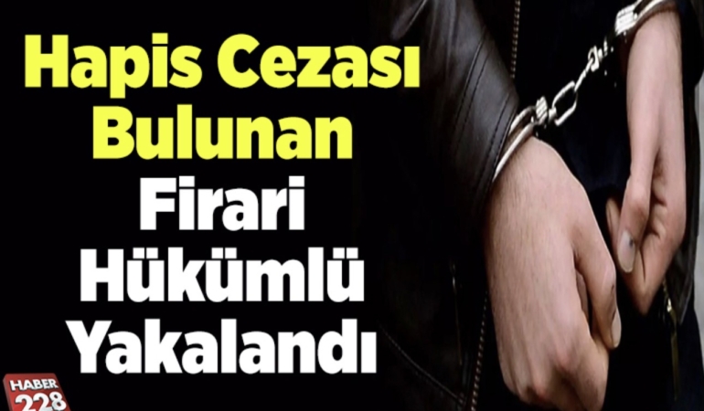 Bilecik’te firari hükümlü yakalandı