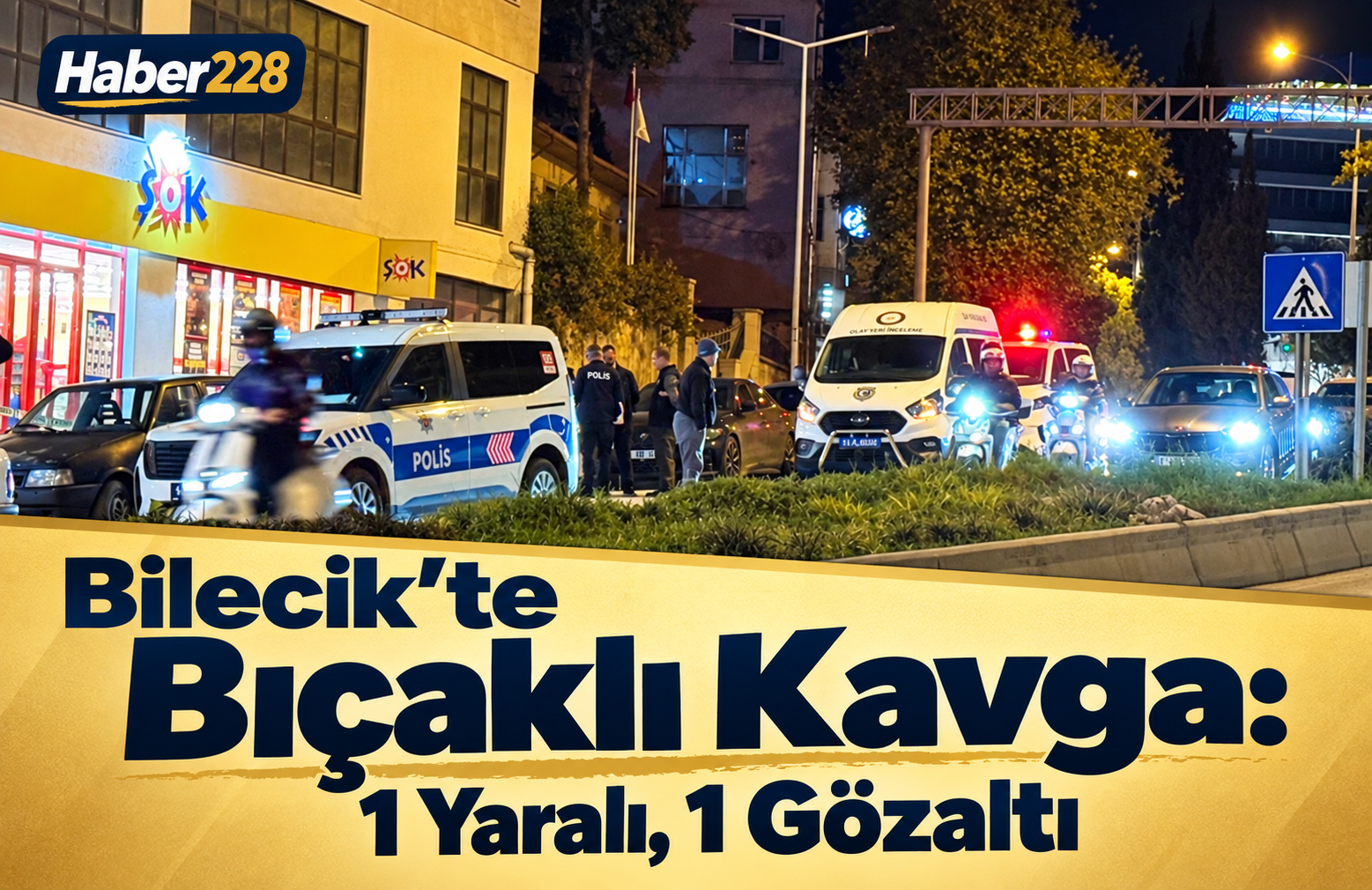 Bilecik’te Bıçaklı Kavga: 1 Yaralı, 1 Gözaltı
