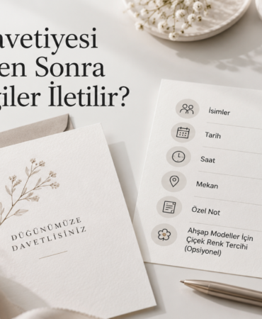 Düğün Davetiyesi Siparişinden Sonra Hangi Bilgiler İletilir
