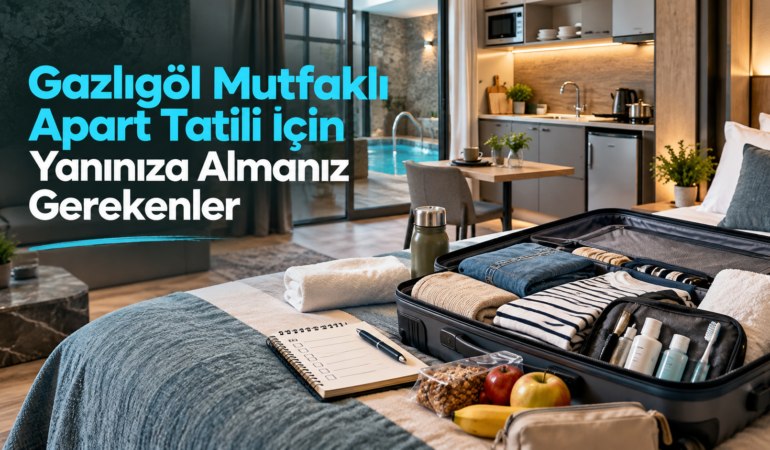 Gazlıgöl Mutfaklı Apart Tatili İçin Yanınıza Almanız Gerekenler