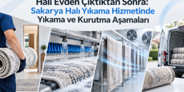 Halı Evden Çıktıktan Sonra Sakarya Halı Yıkama Hizmetinde Yıkama ve Kurutma Aşamaları