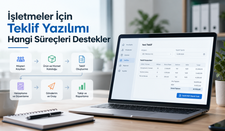 İşletmeler İçin Teklif Yazılımı Hangi Süreçleri Destekler