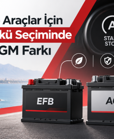 Start-Stop Araçlar İçin Antalya Akü Seçiminde EFB ve AGM Farkı