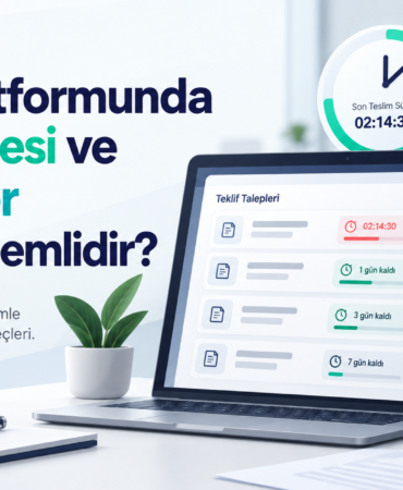 Teklif Platformunda Talep Süresi ve Bildirimler Neden Önemlidir