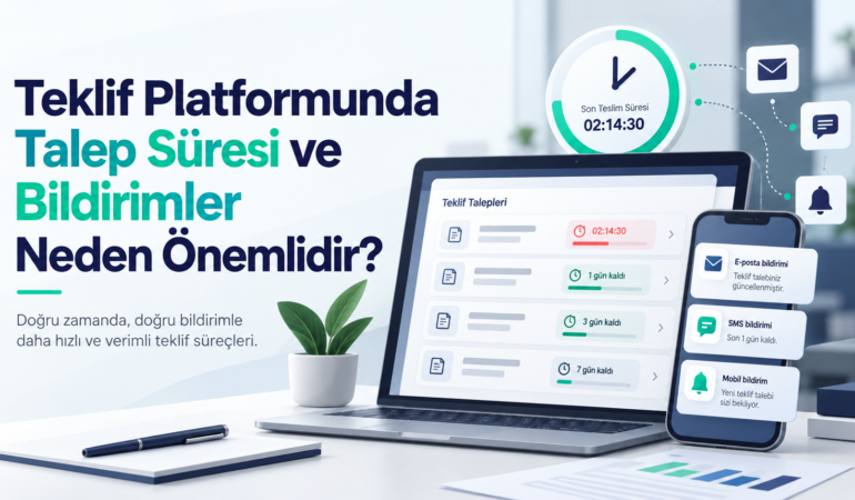 Teklif Platformunda Talep Süresi ve Bildirimler Neden Önemlidir?